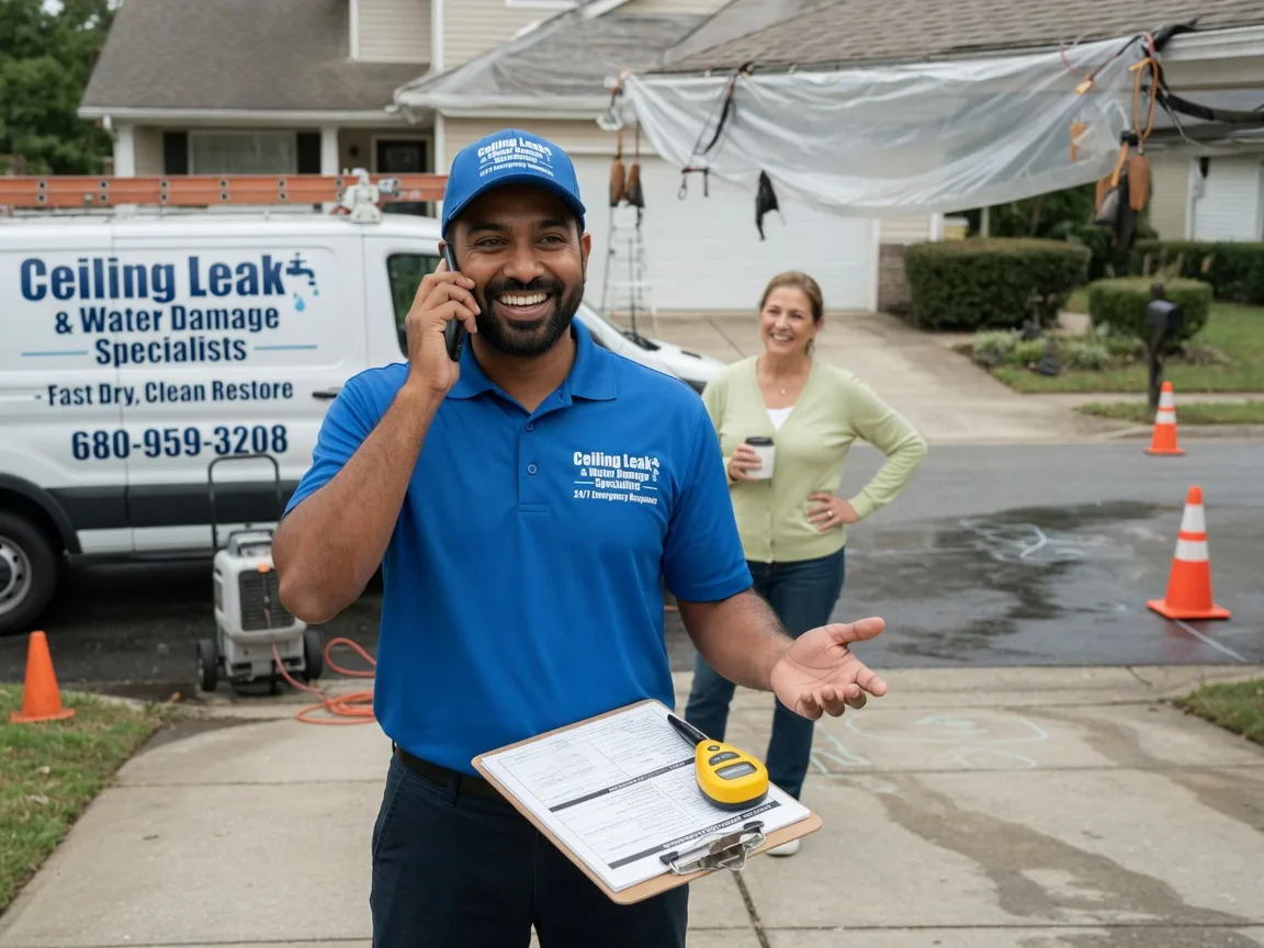 Ceiling Leak Cleanup Piedmont, OK FAQs